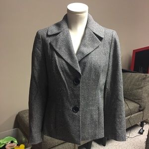 Lafayette 148 NY Black Tweed Blazer/Size 6 Petite